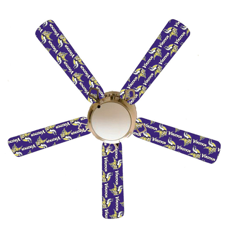 52'' Ceiling Fan with Light Kit, Minnesota Vikings