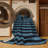 Machine Washable Horizontal Stripes Black Area Rug-599549339
