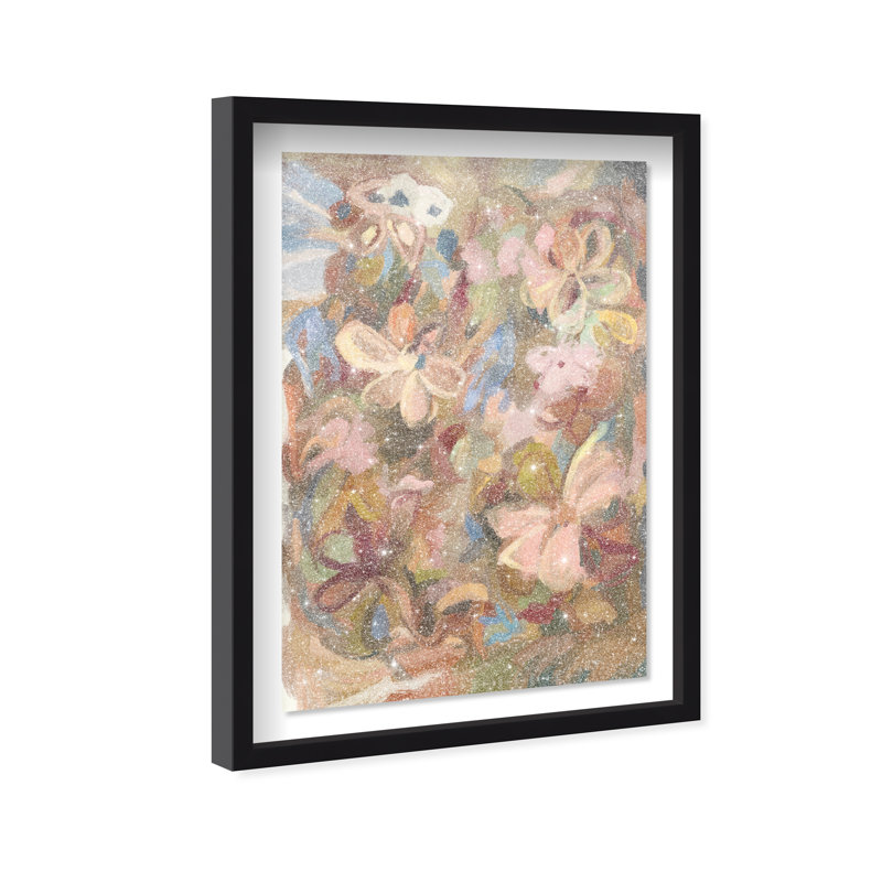 Moving Eden II Shadowbox Abstract Print by Oliver Gal, Black Frame, 10 x 15, 55.5"H x 37.5"W, Black Shadowbox