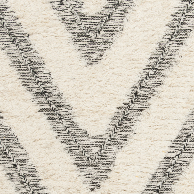 Irick Geometric Wool Hand Woven Area Rug, Rectangle 122 x 183 cm