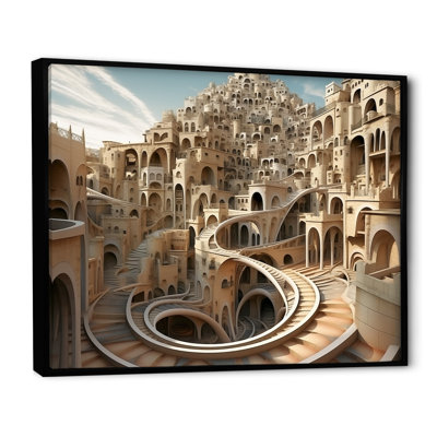 Dreamscape Surreal Fractal Fantasy VI - Surrealism Wall Art