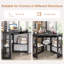Lambrecht Corner Desk With Outlets & USB Ports, Triangle Computer Desk With Charging Station, Storage Shelf, Space Saving Writing Desk For Small Space-921511290