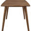 Salle à manger grise et noyer naturel 6 avec un design de style Mid-Century, feuille papillon, lignes épurées pour les grands rassemblements, chaises à plateforme rétro «x», extension, forme rectangulaire, une chambre bien équipée