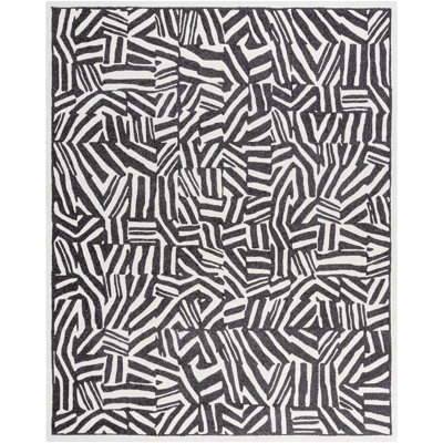 Tapis en laine touffeté à la main Analeya