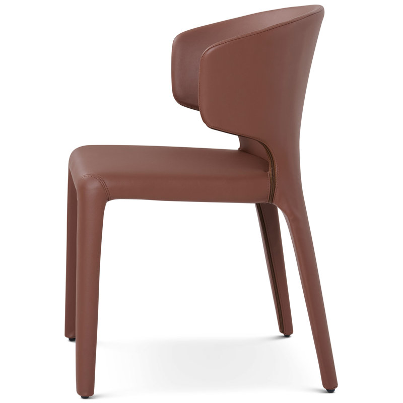 Milan Upholstered Dining Chair, Brown