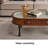 Coffee table glass top