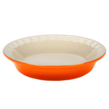 9 Heritage Pie Dish (Flame), Le Creuset