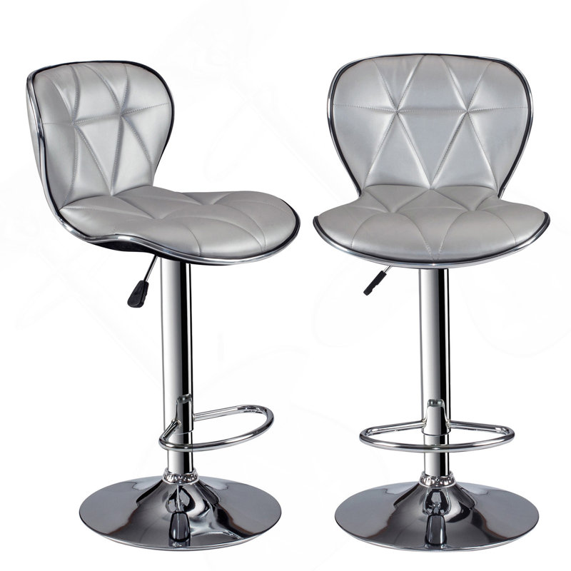 Ensemble de 2 tabourets à hauteur ajustable