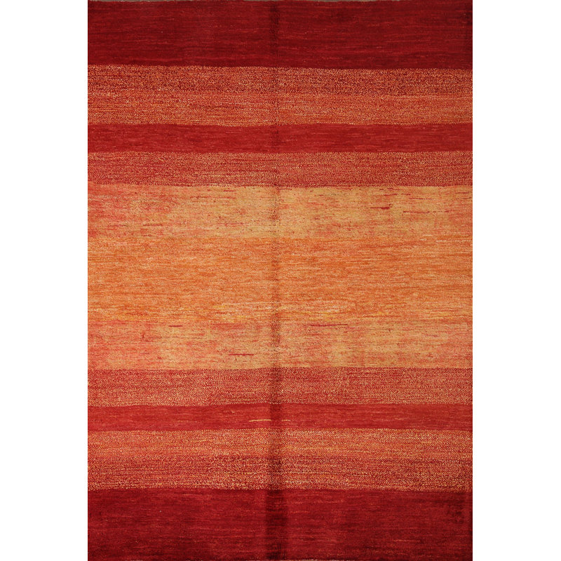Tapis rayé Gabbeh 5 x 6
