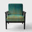 Fauteuil d'appoint rembourré 'Garlich - Rain Abstract