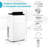 Costway 13000 BTU Portable Air Conditioner for 600 Square Feet with Heater and Remote Included