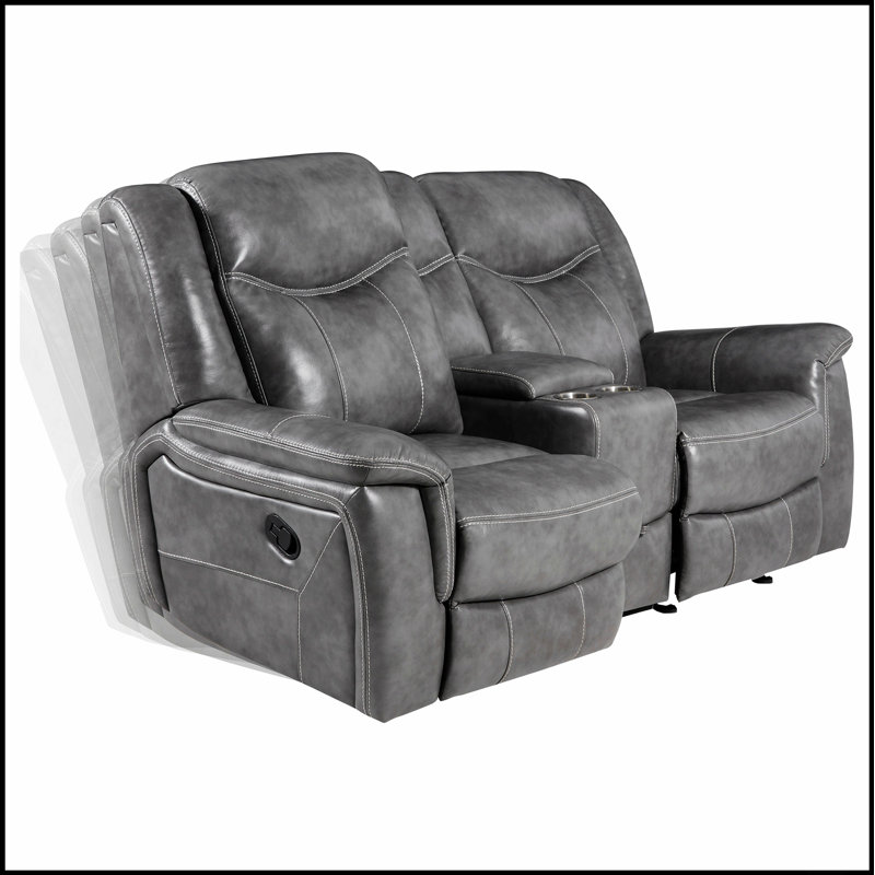 Carmen Cool Motion Loveseat With Storage, Dual Reclining, And Gel Memory Foam For Ultimate Comfort And Practicality