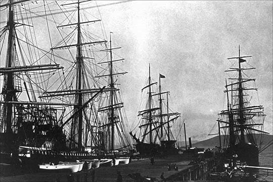 « san francisco waterfront »-reproduction de photo sans cadre, H 24 po x l 36 po x P 1,5 po