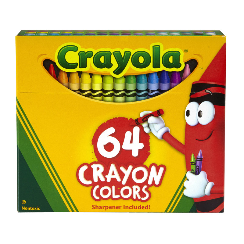 Crayon à taille régulier crayola de 64pk