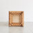 Solid Oak Storage Cabinet For Living Room - Free-Standing Corner Cabinets Storage Table With Vintage Glass Door