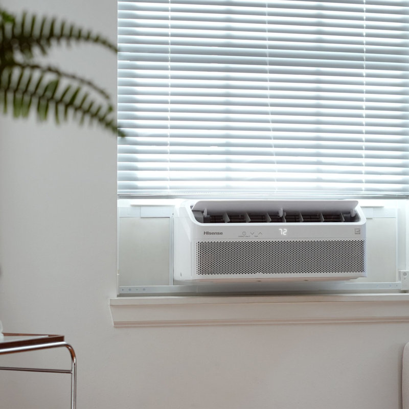 Hisense 115V 8000 BTU 350 Sq. Ft. Window Inverter Air Conditioner White, 12000