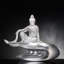 Zen Serenity Handmade Glass Spiritual Statue