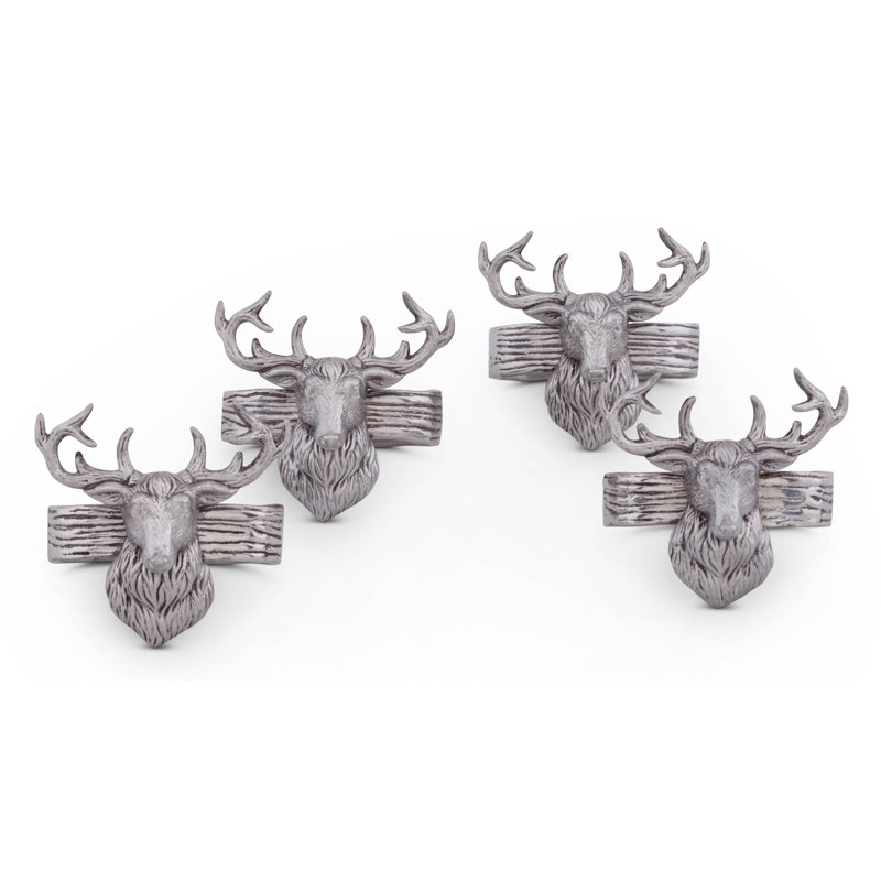 Anneau de serviette elk head Forest