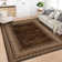 Washable Modern Rugs for Living Room Soft Geometric Area Rug Non Slip Stain Resistant Carpet