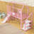 Metal House-Shaped Loft Bed With Stairs And Slide-98665824-98665829