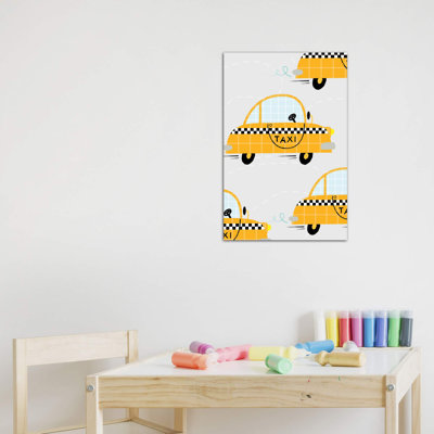 On the Road Taxis - impression d'art graphique