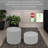 Pro Series Upholstered Round Ottoman 12" Height-101256102