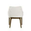 Ensemble de 2 chaises d'appoint en chenille et chêne vintage Kasha