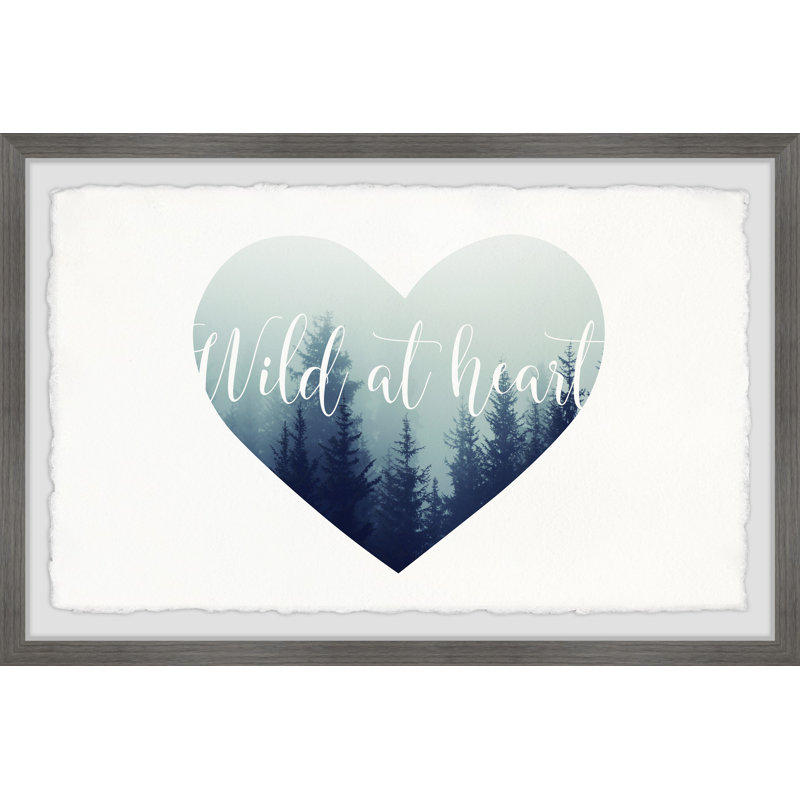 Wild At Heart - Single Picture Frame Print, 41cm H x 61cm W