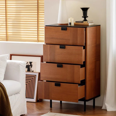 Vitrine de rangement pour chambre à coucher de style rétro