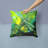 Dragonfly Summer Flies Indoor/Outdoor Square Throw Pillow-1132162263