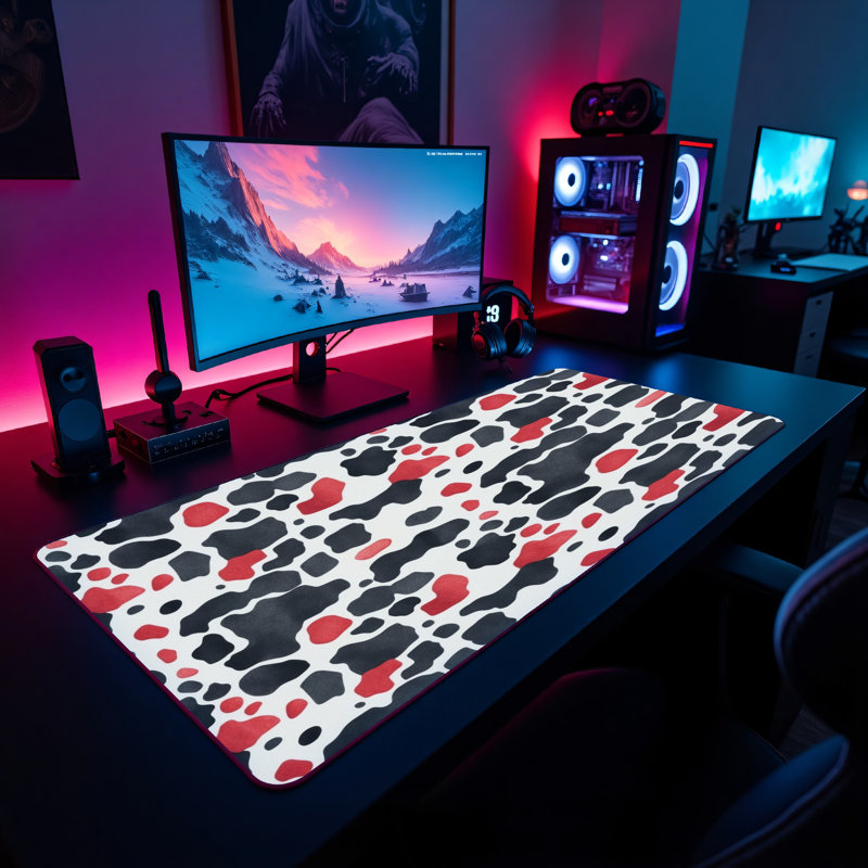 Polyester Desk Pad, 14.4x12.1