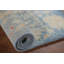 Tapis floral bleu Oushak