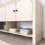 Console polyvalente avec lattes en bois tissé et placage en bois massif-1755216523