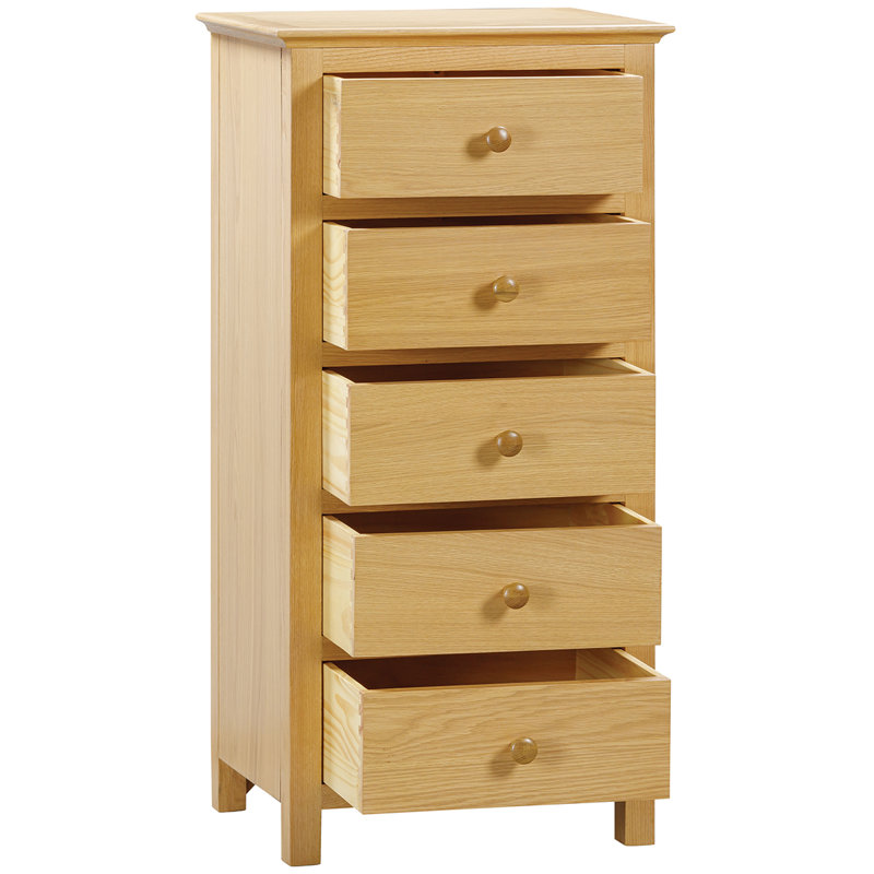 Taounate 50cm W 5 - Drawer Chest of Drawers