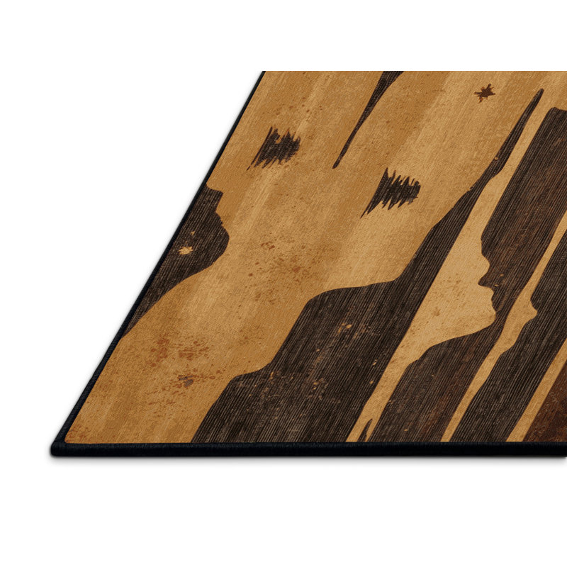 Scarlet Plateau Rug, Square 7'