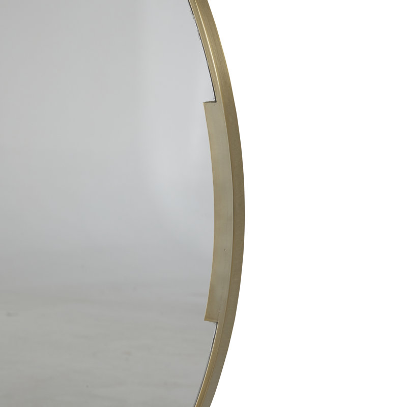 Baker Round Metal Wall Mirror