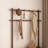 Solid Wood Hall Tree with Bench and Shoe Storage, Entryway Organizer with 11 Hooks and Two-Tier Shoe Rack for Mudroom or Hallway-1082817596-1092886391