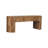 Solid Wood Soba Straight Media Unit, Oak