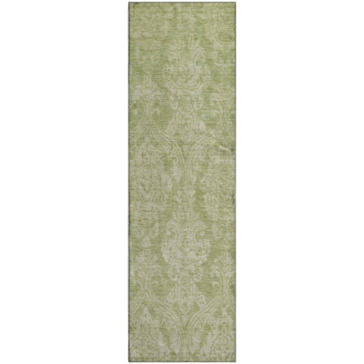 Premium Machine Washable Honig AMF1659 Damask Rug
