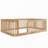 Wood Floor Bed Frame with Fence-289381606-289381604