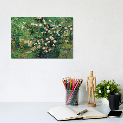 Roses, 1889 by Vincent Van Gogh - No Frame Gallery-Wrapped Canvas Giclée on Canvas
