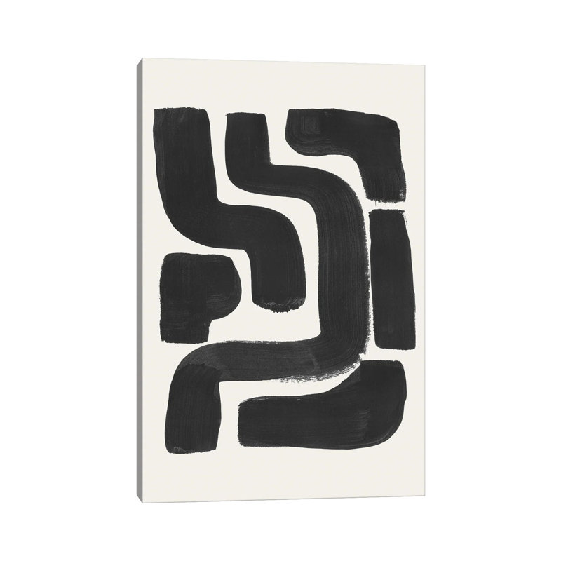 Ink Maze by EnShape - Wrapped Canvas Gallery-Wrapped Canvas Giclée, 20.32 cm H x 30.48 cm W
