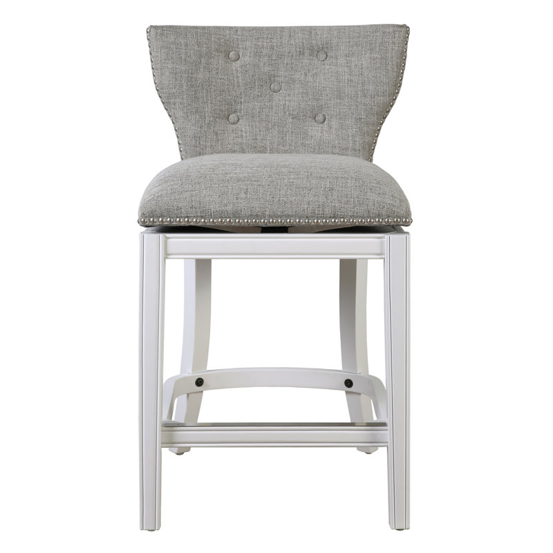 Peddie Upholstered Swivel Stool, Counter Stool (26” Seat Height)