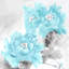 «Flower Bloom in Aqua II» par Jesse Stevens - Giclée sur toile tendue avec châssis-20939670-72032356-72032357