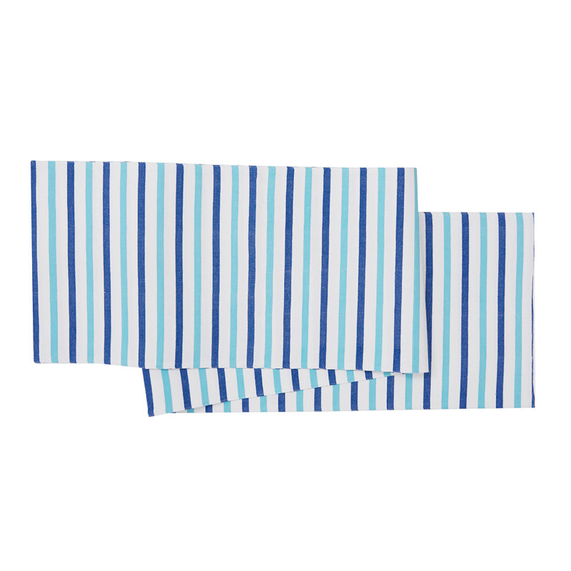 Lakeview Stripe Cotton Table Runner