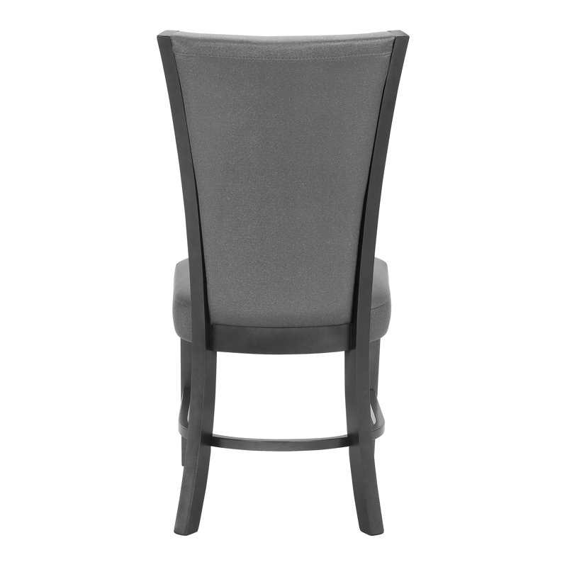 Meuble de salle à manger rembourré en tissu 2 pièces, Gris