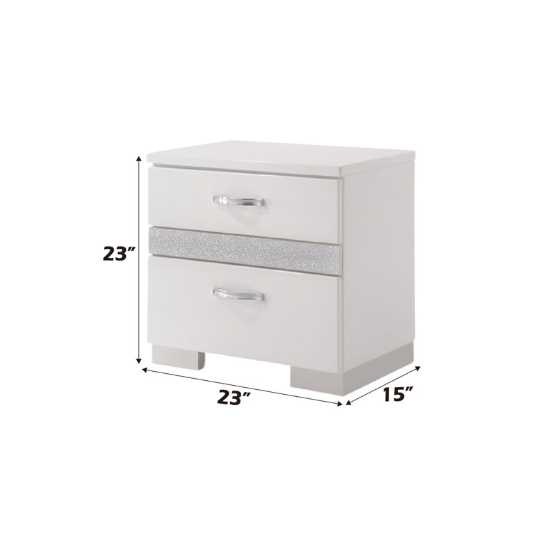 Table de chevet, Blanc