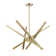 Swanner 10 - Light Dimmable Modern Linear Chandelier