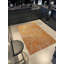 Tapis décoratif orange et beige à motif abstrait zébré-171192731