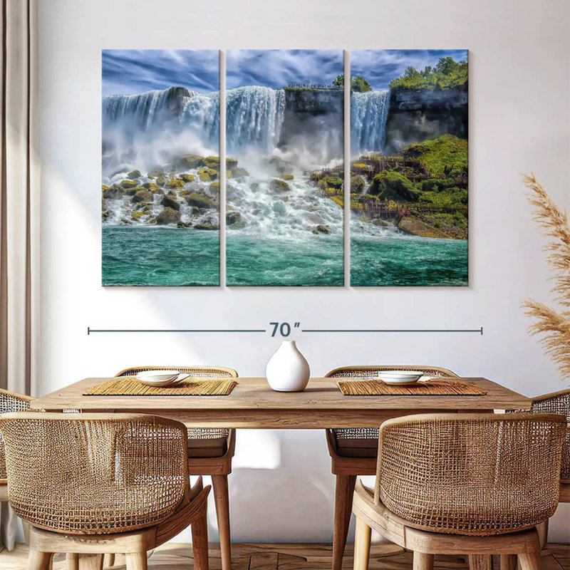 Alvord Niagara Falls Stream, 42" H x 65" W